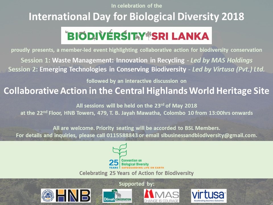 International Day for Biological Diversity - Capitals Coalition